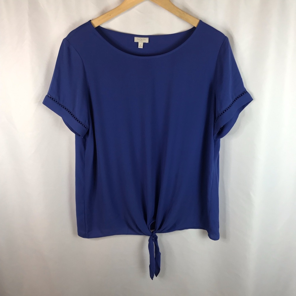 🔴 Talbots | Short Sleeve Blouse Size Medium